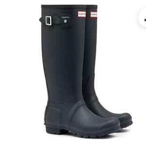 Navy Hunter Original Tall Rain Boots